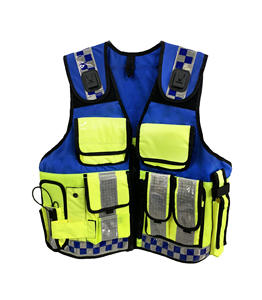 Hi Vis vêtements de sécurité réfléchissants gilet de haute qualité Polyester sangles réfléchissantes gilet de sécurité doux et extérieur utilisation en gros - Product Image 5