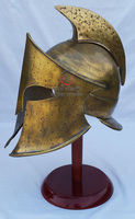 Tanishka Exports – Nouvelle Armure Moderne en Fer Électroplaqué Faite à la Main, Modèle Roman, pour Casque de Collection, Roi Léonidas Médiéval, Décoration Maison