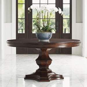 RUSTIQUE Haute Qualité Vente Chaude En Bois D'acacia Pied Haut Plateau Rond En Bois Gâteau Stand pour Servir Gâteaux et Fruits - Product Image 2