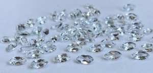 Topacio blanco natural Marquesa 2x4mm facetado-Topacio blanco de alta calidad Suelto - Product Image 6