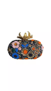 Bolso de mano de noche bordado con cuentas hecho a mano de la mejor calidad para mujer, monedero de perlas portátil para bodas, fiestas, India directa - Product Image 2