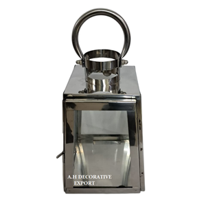 Portavelas/Jarrón Cónico Moderno de Vidrio Ahumado Geométrico con Base Metálica, Lámpara Artesanal Ecológica Personalizada - Product Image 6