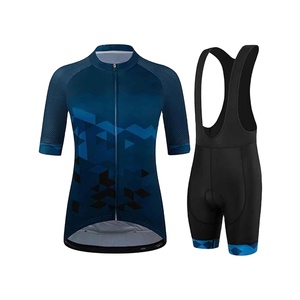 Maillot de cyclisme pour femmes de haute qualité, 100% polyester, antibactérien, vêtements de sport confortables, designs de logo personnalisés, uniforme de cyclisme - Product Image 3