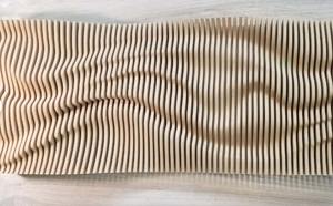 Art mural décoratif 3D flottant paramétrique en bois de style Art déco de qualité supérieure avec fonction de suspension pour la décoration de la maison et des anniversaires à prix avantageux - Product Image 3