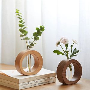 POT DE FLEURS EN BOIS FAIT À LA MAIN DE MEILLEURE QUALITÉ Décorations multiformes Vase à fleurs en bois de jardin pour la décoration intérieure avec le dernier design - Product Image 4