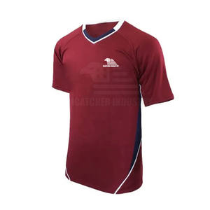 Prix de gros en stock uniforme de volley-ball pour hommes logo personnalisé conception votre propre uniforme de volley-ball - Product Image 2