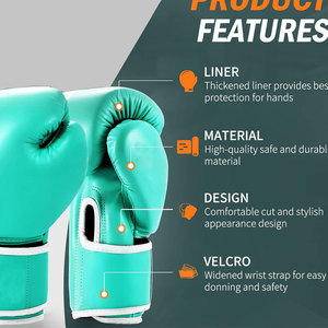 Guantes de Boxeo Cómodos con Control de Impacto, Diseño Listo para Entrenamiento y Acabado Duradero - Product Image 2