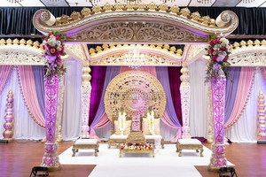 Décoration de Mandapam de mariage Maharaja, portable, en fibre, best-seller, grand Mandapam de mariage traditionnel, dernières créations, Australie - Product Image 5