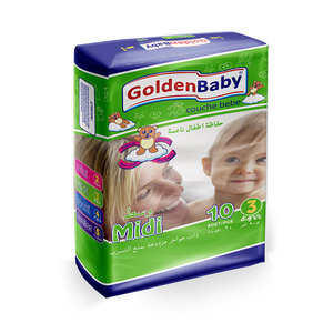 Ventes chaudes Nouveau Golden Baby Bay Diaper Midi 10 pièces 5 à 9 kg Nouveau Golden Baby Diaper au meilleur prix - Product Image 2