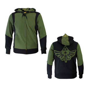 Vente chaude hommes pull décontracté sweat à capuche avec fermeture à glissière avant Streetwear mode pour un usage quotidien printemps teint en plaine - Product Image 5