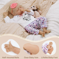Poupée Reborn Bébé Fille Twinnie de 17 Pouces, Meilleure Vente Babeside, Entièrement en Vinyle, Réaliste, Vente en Gros Usine, Expédition Rapide