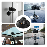 Soporte Universal para Cámara con Ventosa de Silicona y Rotación Panorámica de 360° en Aleación de Aluminio para Cámaras DSLR y de Acción