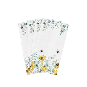 Premium Quality Standard Size Customized Design 100% Cotton Kitchen Napkin Indian Manufacturer - Product Image 4