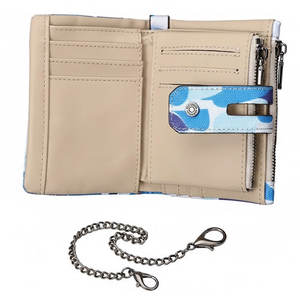 Portefeuille pliable multifonctionnel personnalisable unisexe à motif nœud papillon, doublure en nylon Oxford, fermeture éclair, utilisation en extérieur, vente en gros - Product Image 2