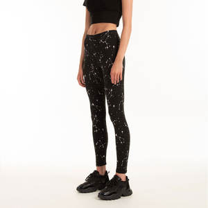 Leggings transpirables de nuevo diseño, mallas de algodón con sublimación personalizada, pantalones de Yoga de alta elasticidad para mujer, mallas - Product Image 2