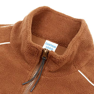 Sudadera con capucha de lana Polar de invierno de fábrica Sudadera con capucha de gran tamaño para hombre de alta calidad Unisex Etiquetas de logotipo personalizado Sudaderas con capucha - Product Image 5