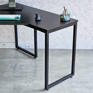 120x120cm Corner <b>Computer</b> <b>Desk</b> High Quality Rubberwood with Iron Legs Easy Assembly Colorful Finish-CD68024 - Product Image 3