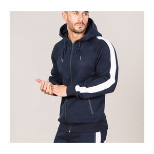 Chándales de lana de alta calidad para hombres Deportes Atléticos Cremallera Sudadera con capucha Jogging Pantalones Oversize Dos piezas Ropa deportiva Chándal Hombres - Product Image 2