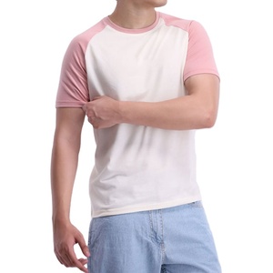 Camiseta de Manga Raglán OEM a Precio Económico, Tejida, Moderna, Lisa, con Logotipo Personalizado Serigrafiado, Corte Holgado, 220 g/m², Ropa de Verano - Product Image 4