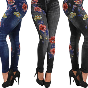 Women's High Waist <b>Knitted</b> <b>Leggings</b> Breathable Fitness Gym Workout Athletic Wear Comfortable Stretchy Soft Running Clothing - Product Image 3