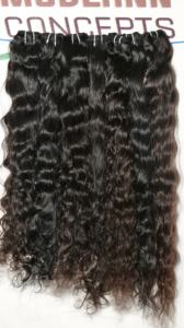 100% Wholesale Raw Unprocessed Virgin Vendor <b>Black</b> Wavy Bundles Temple Human Indian <b>Hair</b> <b>Extensions</b> - Product Image 3