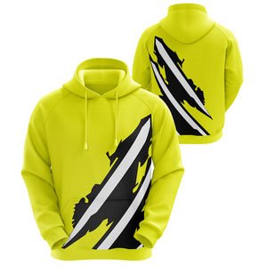 Hombres Sublimación Sudaderas con capucha al por mayor Profesional Digital Impreso Sublimación Impresión completa Casual Sudadera con capucha Hombres Ropa de calle Sudadera con capucha - Product Image 3