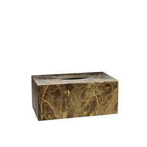 Luxury Home & Farmhouse Kitchen Bathroom Regular Usage Storage Marble <b>Tissue</b> Holder With Handmade Design - Product Image 3