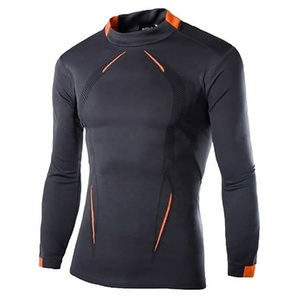 2024 nueva camiseta de gimnasio personalizada para hombre, camiseta de compresión de manga corta, camisetas transpirables de secado rápido de poliéster/Spandex - Product Image 6