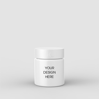 JK Packaging Solutions M0794 Pot en PET de 5 oz couleur personnalisée avec couvercle sécurité enfant (capacité 3,5 g) diamètre 53 mm logo personnalisé pour