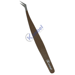 Hot Sale New Design Volume <b>Lash</b> Tweezers Stainless Steel Fiber Tip Precision 120mm for Manicure with Private Label - Product Image 1