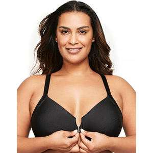 Soutien-gorge de sport réversible pour femmes, grande taille, écologique, à maintien élevé, bretelles réglables, coussinets amovibles, respirant, en spandex/polyester - Product Image 2