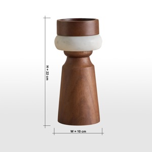 Porte-bougie en verre tendance, élégant et moderne, parfait pour la décoration de la maison, le salon, la chambre à coucher et comme centre de table élégant - Product Image 6