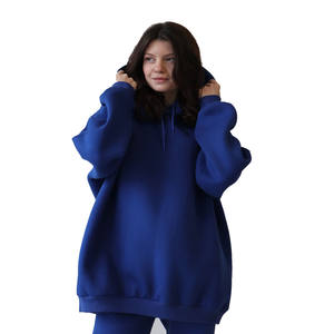 Sweats à capuche personnalisés pour hommes Streetwear Pull-over à épaules tombantes en coton épais Sweatshirts à capuche pour hommes - Product Image 1