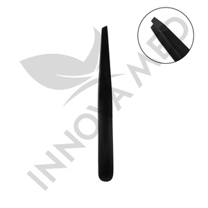 Ciseaux à sourcils en acier inoxydable légers de qualité supérieure Prise confortable avec pointe Outil ultime pour un toilettage parfait des sourcils - Product Image 5