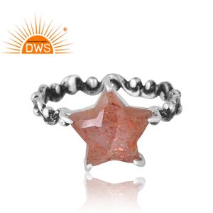 แหวนพลอยอัญมณีธรรมชาติทำจากเงินสเตอลิง925แบบสั่งทำ - Product Image 3