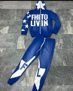 Vêtements décontractés personnalisés de haute qualité ensemble de survêtements pull vintage uni vierge pour hommes les plus vendus survêtements pour hommes - Product Image 1