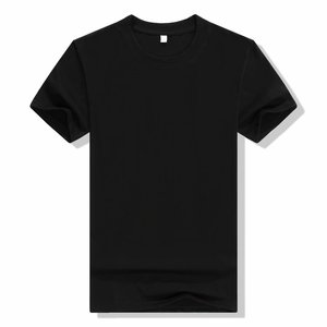 Camiseta de cuello de algodón y poliéster de alta calidad, ropa de trabajo de manga corta OEM con logotipo personalizado, Camiseta estampada de gran tamaño para hombres - Product Image 5
