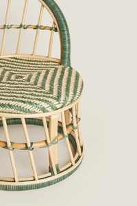 การออกแบบใหม่ล่าสุดแนวโน้มสีเขียวธรรมชาติทอเก้าอี้หวายเฟอร์นิเจอร์ในร่มตกแต่งบ้านจากเวียดนาม - Product Image 3