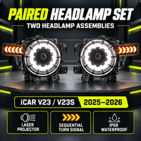 Ensemble de phares iCAR V23 Abyss Eye (projecteur laser + clignotant séquentiel, paire)