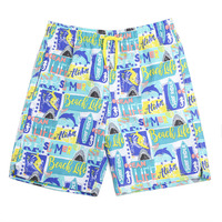 Planche de surf d'été à couleurs personnalisées sublimation vente en gros de shorts de plage en nylon recyclé pour hommes et enfants 2026