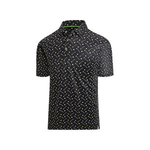 Camisas personalizadas de verano de manga corta de algodón y seda, camisetas en blanco, Polo de punto texturizado para hombre - Product Image 1