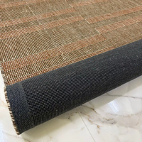 Tapis de prière moderne abstrait en laine et coton tissé à la main, à poils ras, tissage plat, réversible, écologique, antidérapant, avec bande en latex antibactérien