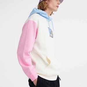Sweat-shirt à capuche coupe classique avec poche kangourou, blocs de couleur, prix de gros, logo brodé, impression numérique hiver, personnalisé pour homme - Product Image 3