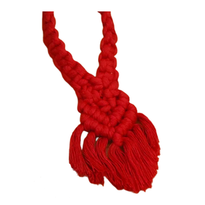 Anneau de serviette multicolore et fantaisie en macramé créatif et décoratif pour les accessoires de décoration de table. - Product Image 3