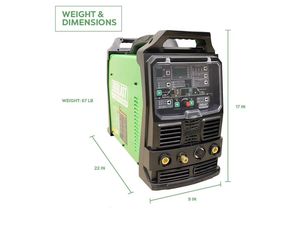 Nouvelle soudeuse à l'arc TIG à impulsions numérique AC/DC Everlasst PowerTIG-255EXT, originale, industrielle, pour bricolage, 110V/220V double, OEM - Product Image 2