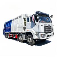 Camion à ordures compacteur Sinotruk HOWO 8x4 de 31 tonnes, camion à déchets lourds certifié Euro5 Euro6 CE ISO, directement de l'usine
