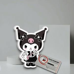 Paleta Magnética Rectangular/Cuadrada de Alta Calidad Personalizada con Diseño de Kuromi y Hello Kitty, con Forma de Corazón y Flores, para Artistas de Pestañas, Duradera y Ecológica - Product Image 2