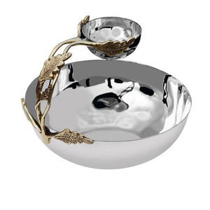 Metal Stainless Steel Silverware Food Bowl With Brass Stand Best Quality Round Mini Small <b>Chocolate</b> Dates Bowl <b>Wedding</b> Events - Product Image 5