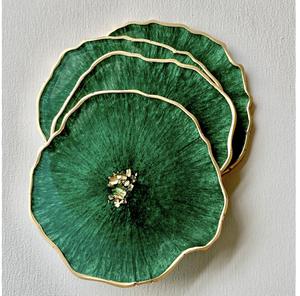 Creative <b>Resin</b> Coasters Drink Cup Mats for Plates Tea Drinks Epoxy <b>Resin</b> Coasters - Product Image 2