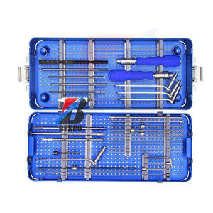 Juego de instrumentos quirúrgicos manuales ortopédicos de acero inoxidable 3,0/3,5/4,0/5,0mm Fuente de tornillo de compresión sin cabeza cannado - Product Image 6